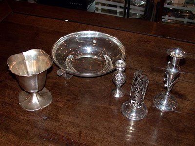 Lot 376 - Miscellaneous Group of Silver Articles...
