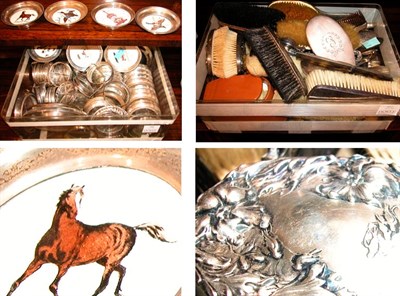 Lot 380 - Miscellaneous Group of Silver Mounted...