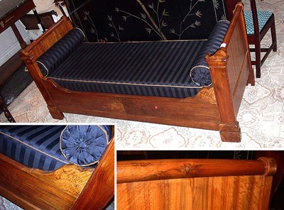 Lot 217 - Biedermeier Fruitwood Daybed