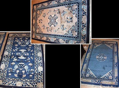 Lot 407 - Chinese Rug China, mid 20th century The buff...