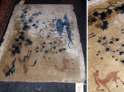 Lot 763 - Chinese Rug China, second quarter of the 20th...