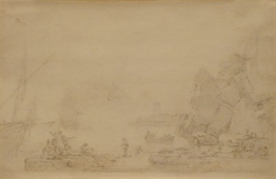 Lot 29 - Circle of Claude Joseph Vernet FIGURES AND...