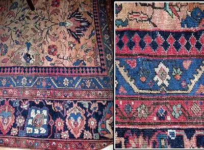 Lot 411 - Sultanabad Carpet Central Persia, late 19th...