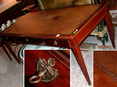 Lot 182 - Directoire Style Mahogany Bureau Plat
