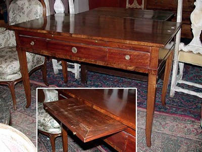 Lot 313 - Italian Neoclassical Walnut Writing Desk Late...