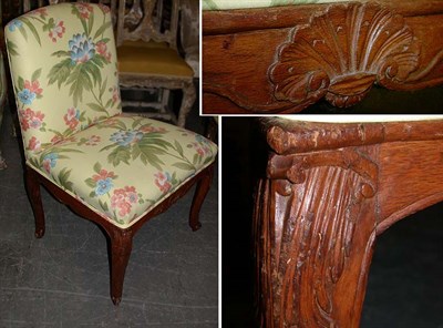 Lot 182 - Pair of Regence Beechwood Side Chairs Second...