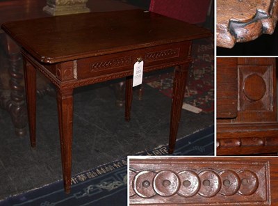 Lot 163 - Provincial Continental Neoclassical Oak Side...