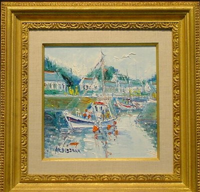 Lot 6 - Yolande Ardissone French, b.1927 BATEAUX...