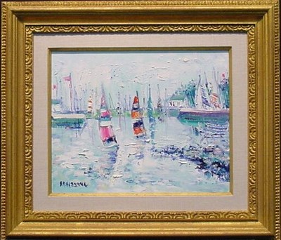 Lot 5 - Yolande Ardissone French, b.1927 BASE NAUTIQUE...
