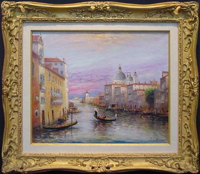 Lot 257 - Luciano Rampaso Italian, b.1936 GRAND CANAL...