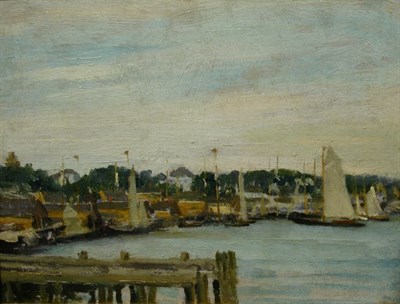 Lot 149 - Charles Sheeler 1883-1965 GLOUCESTER HARBOR,...