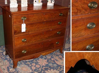 Lot 87A - Federal Walnut Chest of Drawers Early 19th...
