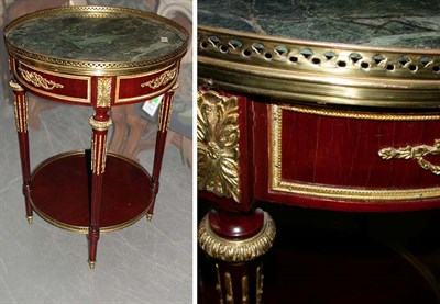 Lot 594 - Louis XVI Bronzed Mounted Mahogany Bouillotte...