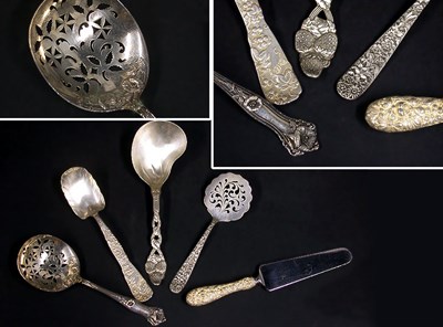 Lot 441 - Miscellaneous Group of Five Sterling Silver...