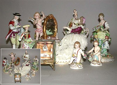 Lot 732 - Miscellaneous Group of Seven Porcelain Figures,...