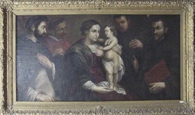 Lot 61 - Venetian School 17th Century MADONNA AND CHILD...