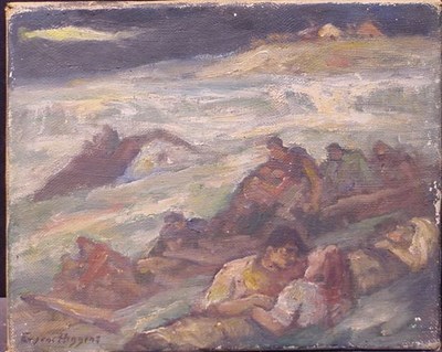 Lot 39 - Eugene Higgins American, 1874-1958 'THE FLOOD'...