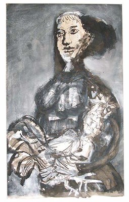 Lot 28 - Antoni Clave Spanish, b. 1913 JEUNE FILLE AU...