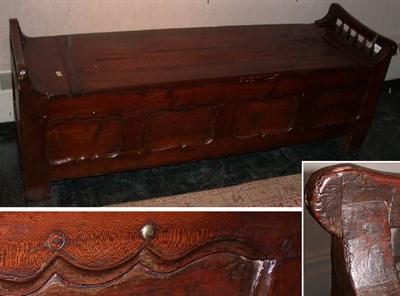 Lot 179 - Continental Baroque Walnut and Oak Blanket...