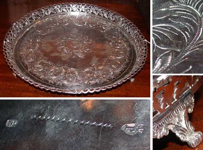 Lot 233 - Portuguese Silver Tray 19th Century Of...