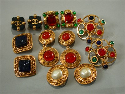 Lot 776A - Collection of Chanel Earrings