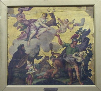 Lot 50 - Manner of Giulio Clovio ALLEGORY Oil on panel...
