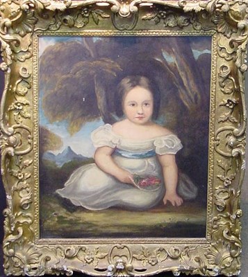 Lot 80 - British School 19th Century PORTRAIT OF A GIRL...