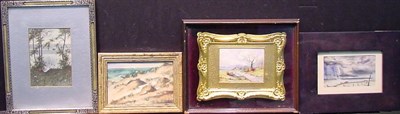 Lot 8 - Will Barnes American, 20th century RIVER VIEW...