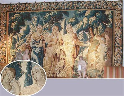 Lot 421 - Flemish Tapestry Belgium, 17th century...