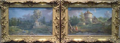Lot 71 - Circle of Francois Boucher LANDSCAPES WITH...