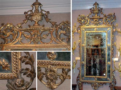 Lot 250 - Italian Neoclassical Gilt-Wood Mirror Early...