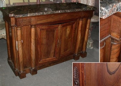 Lot 368 - Empire Mahogany Side Cabinet Early 19th...