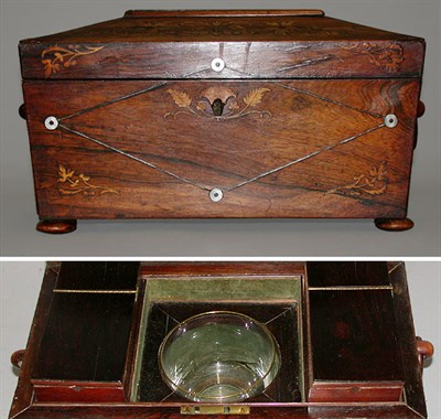 Lot 366 - Late Regency Marquetry and Mother-of-Pearl...