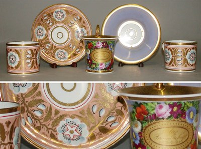 Lot 388 - German Porcelain Cabinet Cup and Saucer Early...