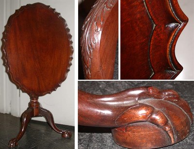 Lot 123 - George III Style Mahogany Tilt-Top Table