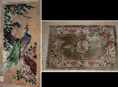Lot 609 - Silk Chinese Rug China, contemporary Featuring...