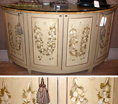 Lot 363 - Neoclassical Style Painted Credenza