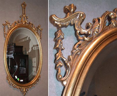 Lot 502 - Georgian Style Gilt Decorated Mirror