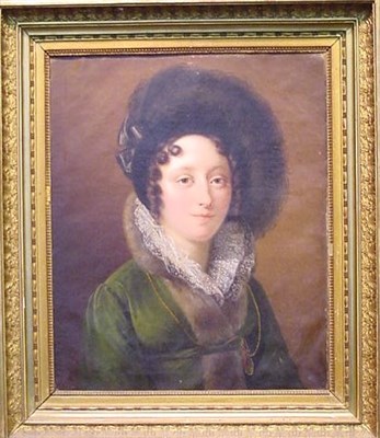 Lot 112 - French School 19th Century PORTRAIT OF A LADY...