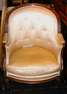 Lot 392 - Louis XVI Beechwood Bergere and Louis XVI...