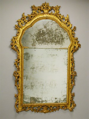 Lot 327 - Italian Rococo Gilt-Wood Mirror 18th Century...