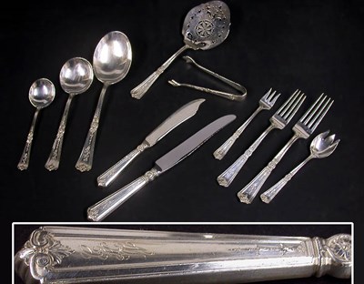 Lot 460 - Set of Durgin Sterling Silver Flatware In the...