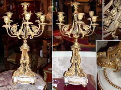 Lot 233 - Pair of Louis XVI Style Gilt-Bronze...