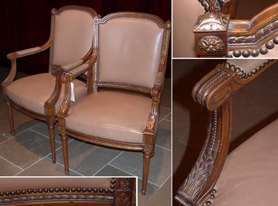 Lot 462 - Pair of Louis XVI Style Parcel Gilt...