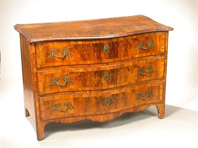 Lot 195 - Italian Rococo Walnut Commode Mid 18th century...