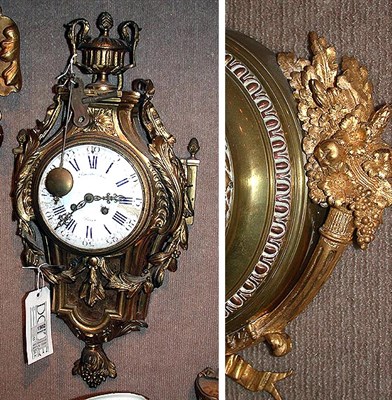 Lot 604 - Louis XV Style Gilt-Bronze Cartel Clock Raingo...
