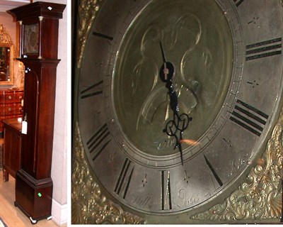 Lot 252 - George III Oak Tall Case Clock Will Snow, 18th...