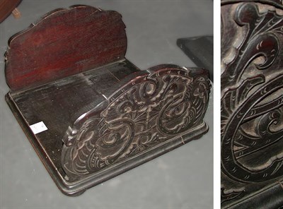 Lot 726 - Gothic style Oak Bookstand Height 11 inches,...