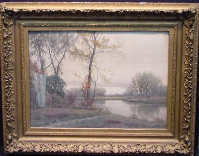 Lot 165 - Henry Farrer 1844-1903 AUTUMN AFTERNOON Signed...