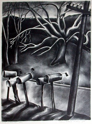 Lot 271 - Victoria Hutson Huntley [WINTER LANDSCAPE]...